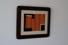 画像をギャラリービューアに読み込む, 染絵額 縞 (マホガニー / 大) / 名取敏雄