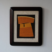 Load image into Gallery viewer, 染絵額 隙間 (マホガニー / 大) / 名取敏雄
