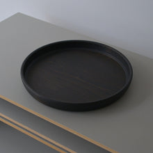 画像をギャラリービューアに読み込む, ナラ鉄染め盆 / 鈴木敬