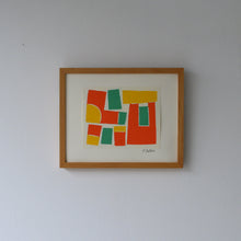 画像をギャラリービューアに読み込む, 染絵額 (白木 / 小) / 名取敏雄