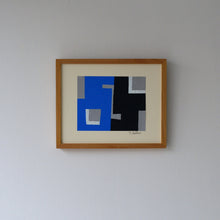 Load image into Gallery viewer, 染絵額 (白木 / 小) / 名取敏雄