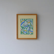 Load image into Gallery viewer, 染絵額 (白木 / 小) / 名取敏雄