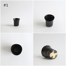 画像をギャラリービューアに読み込む, 黒釉ぐい呑 / 森本仁