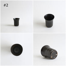 画像をギャラリービューアに読み込む, 黒釉ぐい呑 / 森本仁