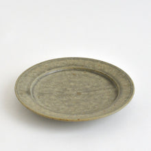 画像をギャラリービューアに読み込む, 5寸リム皿 灰釉 / 小林耶摩人