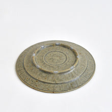 画像をギャラリービューアに読み込む, 5寸リム皿 灰釉 / 小林耶摩人