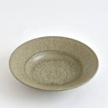 画像をギャラリービューアに読み込む, 7寸リム平鉢 灰釉 / 小林耶摩人