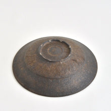 画像をギャラリービューアに読み込む, 7寸リム平鉢 黒釉 / 小林耶摩人