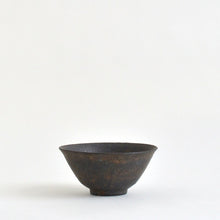 画像をギャラリービューアに読み込む, 飯碗(大) 黒釉 / 小林耶摩人