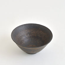 画像をギャラリービューアに読み込む, 飯碗(大) 黒釉 / 小林耶摩人