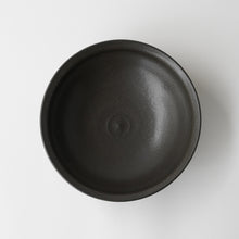 画像をギャラリービューアに読み込む, 黒釉六寸馬たらい皿 / 荒賀文成