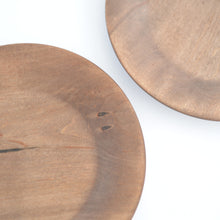 画像をギャラリービューアに読み込む, 丸リム皿 180 イタヤカエデ 柿渋染 / 内田悠