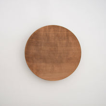 画像をギャラリービューアに読み込む, 平皿 210 イタヤカエデ 柿渋染 / 内田悠