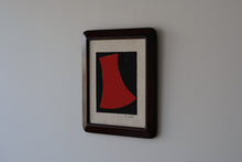 画像をギャラリービューアに読み込む, 染絵額 まさかり (マホガニー / 大) / 名取敏雄