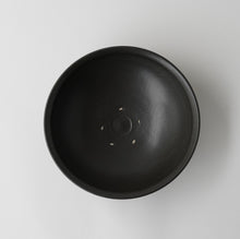 画像をギャラリービューアに読み込む, 黒釉七寸馬たらい皿 / 荒賀文成
