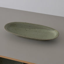 Load image into Gallery viewer, 青灰オリーブバケット皿 / 清岡幸道