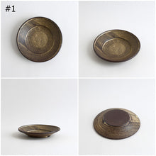 画像をギャラリービューアに読み込む, 7寸フラットリム皿(生粉引/粉引) / 山田隆太郎