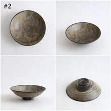 Load image into Gallery viewer, 生粉引線刻7寸鉢 / 山田隆太郎