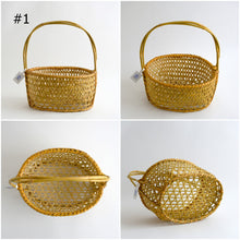 画像をギャラリービューアに読み込む, 長野県戸隠 / 根曲り竹 買物篭 中