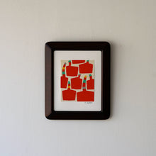 画像をギャラリービューアに読み込む, 染絵額 (マホガニー / 小) / 名取敏雄