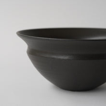 画像をギャラリービューアに読み込む, 黒釉麺鉢 / 荒賀文成