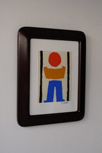 Load image into Gallery viewer, 染絵額 (マホガニー / 小) / 名取敏雄