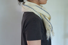 Load image into Gallery viewer, 和綿ストール(サイド藍) / 滝沢都