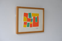 画像をギャラリービューアに読み込む, 染絵額 (白木 / 小) / 名取敏雄