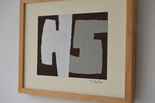 Load image into Gallery viewer, 染絵額 (白木 / 小) / 名取敏雄