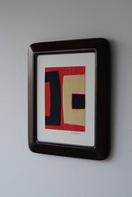 Load image into Gallery viewer, 染絵額 (マホガニー / 小) / 名取敏雄