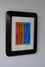 Load image into Gallery viewer, 染絵額 (マホガニー / 小) / 名取敏雄