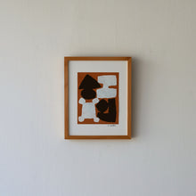 画像をギャラリービューアに読み込む, 染絵額 (白木 / 小) / 名取敏雄