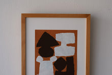 画像をギャラリービューアに読み込む, 染絵額 (白木 / 小) / 名取敏雄