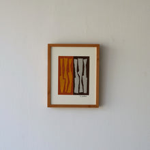 画像をギャラリービューアに読み込む, 染絵額 (白木 / 小) / 名取敏雄