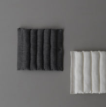 画像をギャラリービューアに読み込む, 二重織中綿入マット小 墨 / 高見由香