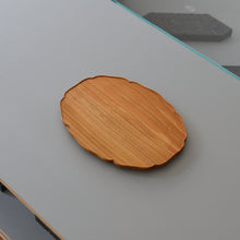 画像をギャラリービューアに読み込む, 輪花楕円皿 (8寸 / けやき) / 藤崎均