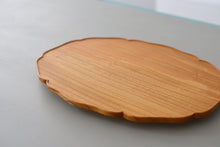 画像をギャラリービューアに読み込む, 輪花楕円皿 (8寸 / けやき) / 藤崎均