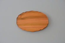 画像をギャラリービューアに読み込む, 輪花楕円皿 (8寸 / けやき) / 藤崎均