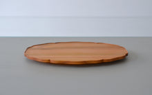 画像をギャラリービューアに読み込む, 輪花楕円皿 (8寸 / けやき) / 藤崎均