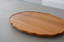 画像をギャラリービューアに読み込む, 輪花楕円皿 (8寸 / けやき) / 藤崎均