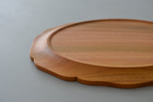 画像をギャラリービューアに読み込む, 輪花楕円皿 (8寸 / けやき) / 藤崎均