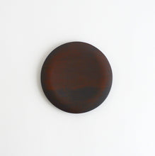 画像をギャラリービューアに読み込む, 黒丸皿140(拭漆) / 紀平佳丈