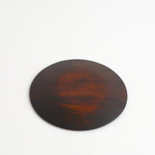 画像をギャラリービューアに読み込む, 黒丸皿140(拭漆) / 紀平佳丈