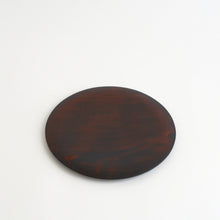 画像をギャラリービューアに読み込む, 黒丸皿200(拭漆) / 紀平佳丈