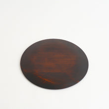 画像をギャラリービューアに読み込む, 黒丸皿200(拭漆) / 紀平佳丈