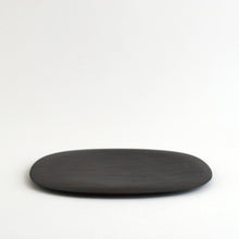 Load image into Gallery viewer, 黒四角皿270(拭漆) / 紀平佳丈