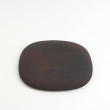 Load image into Gallery viewer, 黒四角皿270(拭漆) / 紀平佳丈