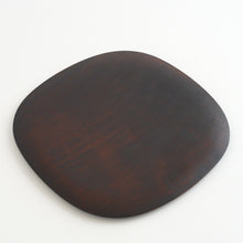 Load image into Gallery viewer, 黒四角皿270(拭漆) / 紀平佳丈