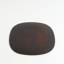 Load image into Gallery viewer, 黒四角皿270(拭漆) / 紀平佳丈