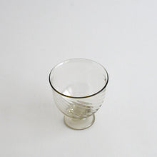 画像をギャラリービューアに読み込む, ひねりモール足付グラス / 三浦侑子